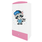 Kocot Kids, Babydreams, szafa, różowa, szop, 181.2-52-90 cm
