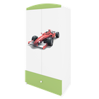 Kocot Kids, Babydreams, szafa, zielona, formuła, 181.2-52-90 cm
