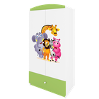 Kocot Kids, Babydreams, szafa, zielona, ZOO, 181.2-52-90 cm