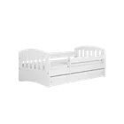 Kocot Kids, Classic 1, łóżko, białe, 80-180 cm