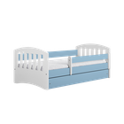 Kocot Kids, Classic 1, łóżko, niebieskie, 80-140 cm