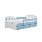 Kocot Kids, Classic 1, łóżko, niebieskie, 80-180 cm