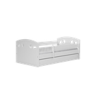 Kocot Kids, Julia, łóżko, białe, 80-160 cm