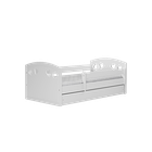 Kocot Kids, Julia, łóżko, białe,80-180 cm