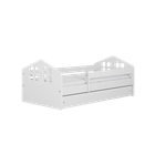 Kocot Kids, Kacper, łóżko, białe, 80-140 cm