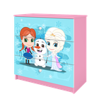 Kocot Kids, Kraina Lodu, Babydreams, komoda, różowa