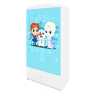 Kocot Kids, Kraina Lodu, Babydreams, szafa, biała, 181.2-52-90 cm