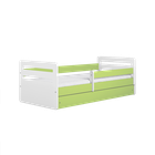 Kocot Kids, Tomi, łóżko z szufladą, zielone, 80-160 cm