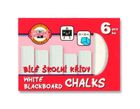 Koh-I-Noor, kreda biała szkolna do tablic, 6 szt.