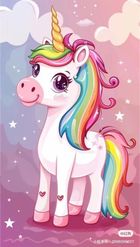 Koh-i-Noor, malowanie po numerach, Jednorożec, 40-50 cm