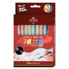 Koh-I-Noor, Pastel, długopisy żelowe, 10 kolorów