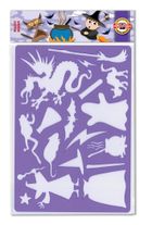 Koh-I-Noor, szablon do rysowania, czarny