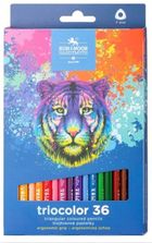 Koh-I-Noor, Triocolor, Tygrys, kredki ołówkowe, 36 kolorów