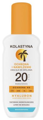 Kolastyna, ochrona i nawilżenie emulsja do opalania w sprayu spf20 150 ml