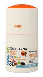 Kolastyna, Opalanie, ochronny roll-on na słońce dla dzieci, SPF30, 50 ml