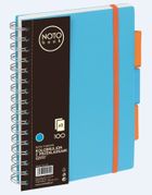 Kołobrulion A5, 100 kartek, kratka, niebieski, 1 szt.