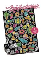 Kolorowanka. A4. Velvet Bazgroły. 4 arkusze