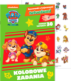Kolorowe zadania. Psi Patrol. Rysowanki z bajecznymi tatuażami