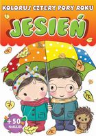 Koloruj Cztery pory roku. Jesień