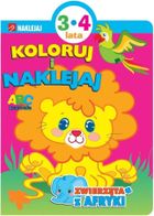 Koloruj i naklejaj. Zwierzęta z Afryki