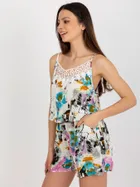 Kombinezon damski, biały, Factory Price