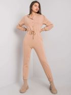 Kombinezon damski, brązowy, Factory Price