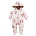 Kombinezon przejściowy chłopięcy z kapturem, ecru, Eevi