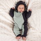 Kombinezon przejściowy chłopięcy z kapturem, mix, Nicol