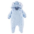 Kombinezon przejściowy chłopięcy z kapturem, niebieski, Eevi