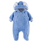 Kombinezon przejściowy chłopięcy z kapturem, niebieski, Eevi