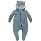 Kombinezon przejściowy chłopięcy z kapturem, niebieski, Pinokio