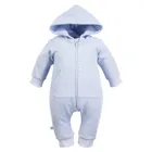 Kombinezon przejściowy dziecięcy z kapturem, niebieski, Eevi