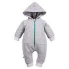 Kombinezon przejściowy dziecięcy z kapturem, szary, Eevi