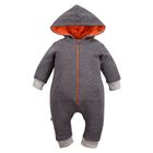 Kombinezon przejściowy dziecięcy z kapturem, szary, Eevi