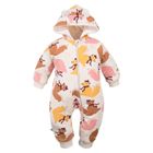 Kombinezon przejściowy dziewczęcy z kapturem, ecru, Eevi