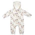 Kombinezon przejściowy dziewczęcy z kapturem, ecru, Nicol