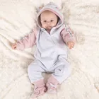 Kombinezon przejściowy dziewczęcy z kapturem, mix, Nicol