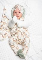 Kombinezon przejściowy dziewczęcy z kapturem, ocieplany, mix, Nicol