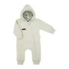 Kombinezon przejściowy dziewczęcy z kapturem, ocieplany, zielony, Nicol