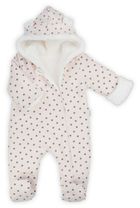 Kombinezon przejściowy dziewczęcy z kapturem, różowy, Nicol