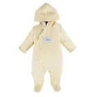 Kombinezon przejściowy niemowlęcy z kapturem, żółty, Eevi