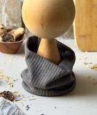 Komin dziecięcy, sweterkowy, grafitowy, Iltom