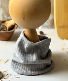 Komin dziecięcy, sweterkowy, szary, Iltom