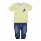 Komplet chłopięcy, T-shirt, Spodnie jeansowe, mix, Kanz