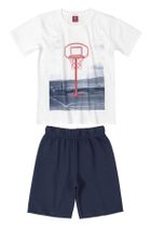 Komplet chłopięcy, T-shirt, Szorty, mix, koszykówka, Bee Loop