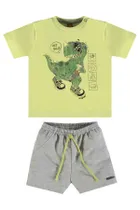 Komplet chłopięcy, T-shirt, Szorty, mix, Up Baby