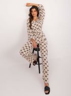 Komplet damski, beżowy, Lakerta