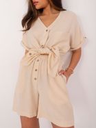 Komplet damski, beżowy, Lakerta