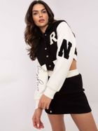 Komplet damski, Bluza, rozpinana, Spódnica, czarny, Factory Price