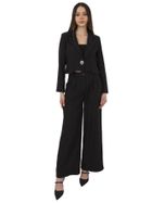 Komplet damski, czarny, Italy Moda